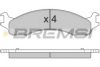 BREMSI BP2830 Brake Pad Set, disc brake